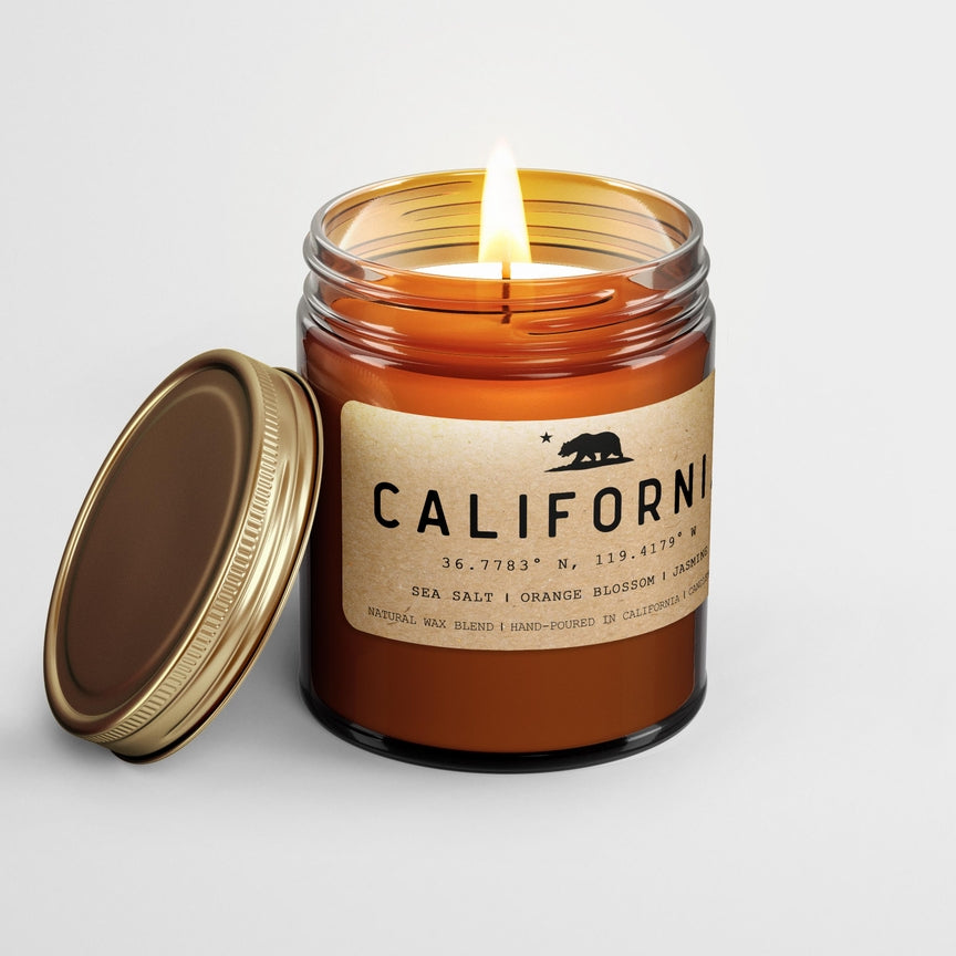 California Golden State Natural Wax Scented Candle