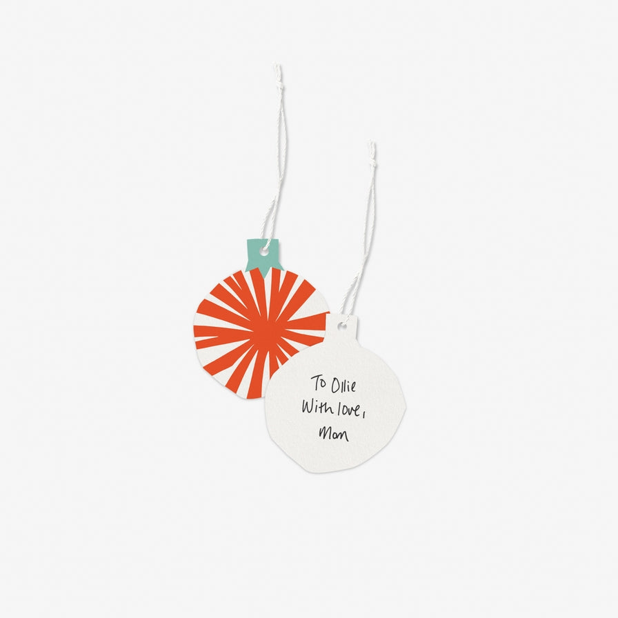 Ornament Gift Tag Set