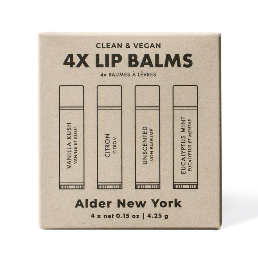 4X Lip Balm Set