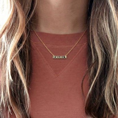 Mama ID Necklace