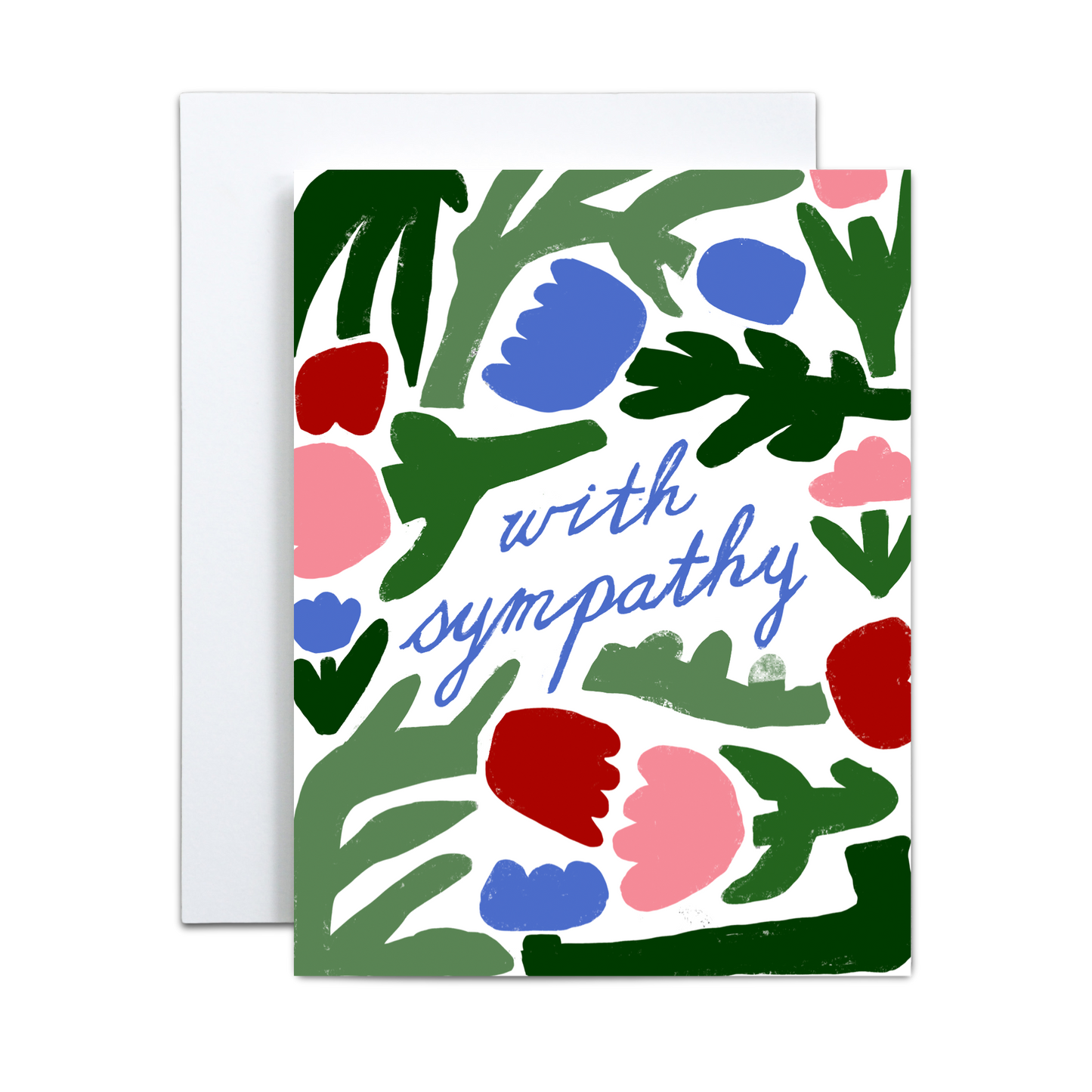 Sympathy Flowers Card