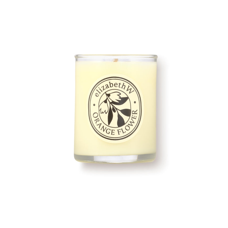 Orange Flower Votive Candle