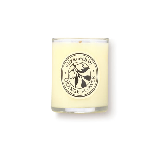 Orange Flower Votive Candle