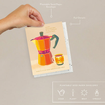 Plantable Card - Espresso