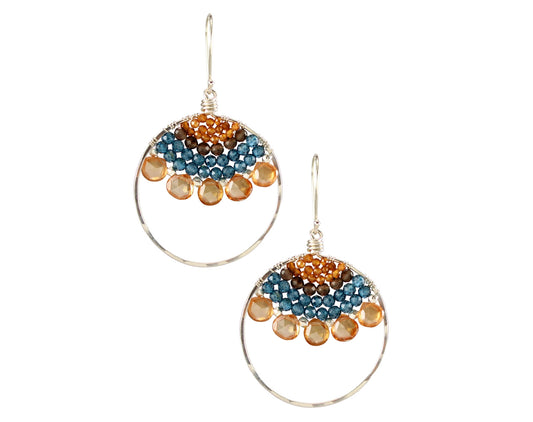 Large Silver Hoop Earrings