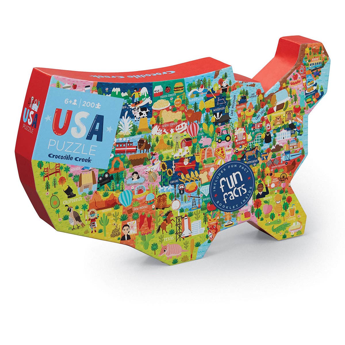 USA Shaped Puzzle