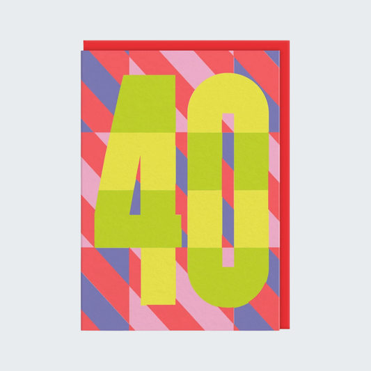 40th Birthday Card