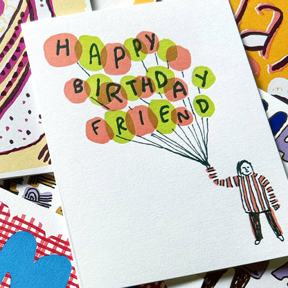 Balloons for You Birthday Card