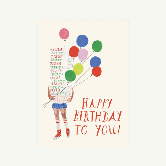 Pepperoni Please Birthday Card