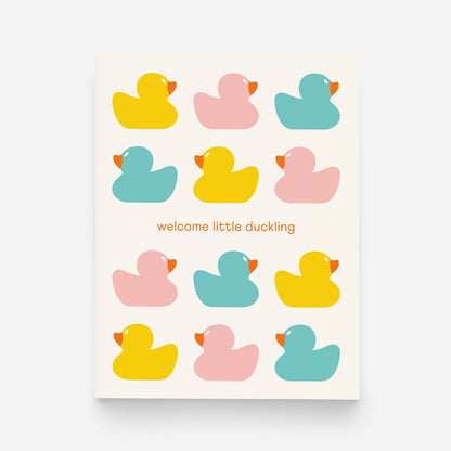 Rubber Duckies New Baby Greeting Card