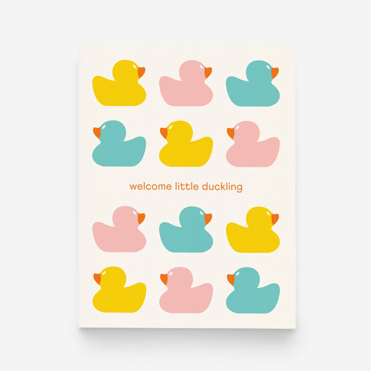 Rubber Duckies New Baby Greeting Card