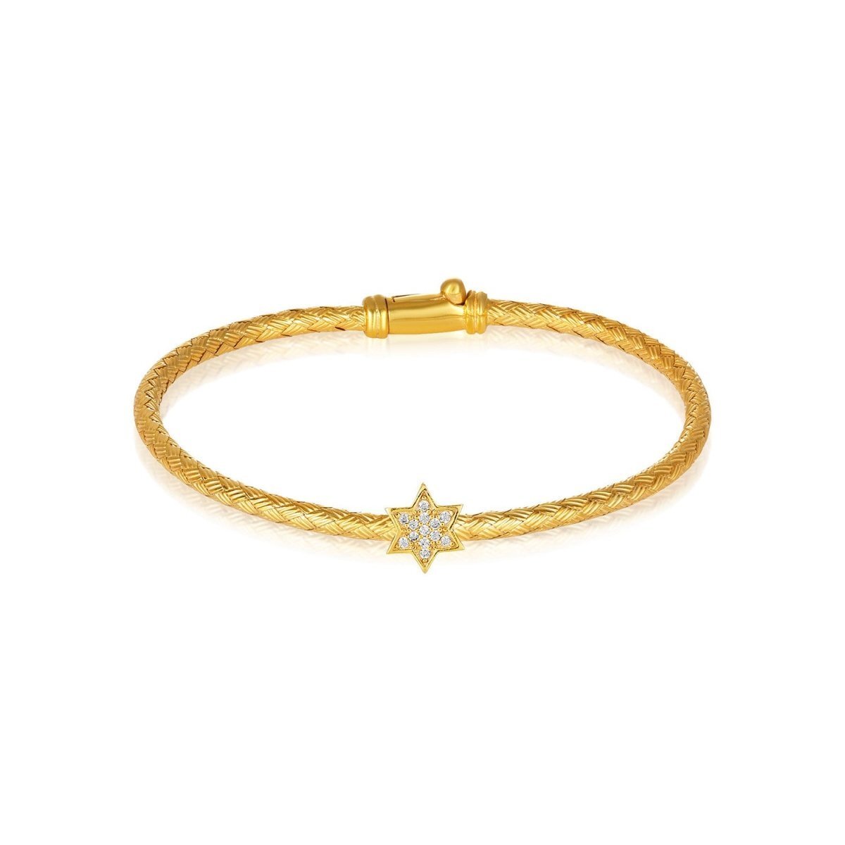 Jewish Star Bangle Bracelet