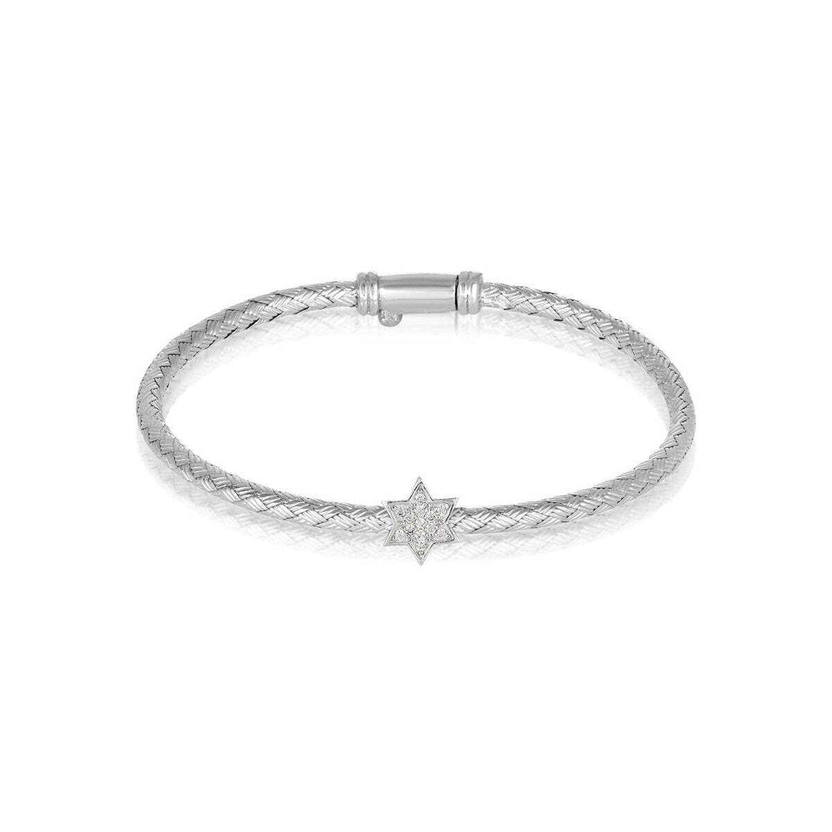 Jewish Star Bangle Bracelet