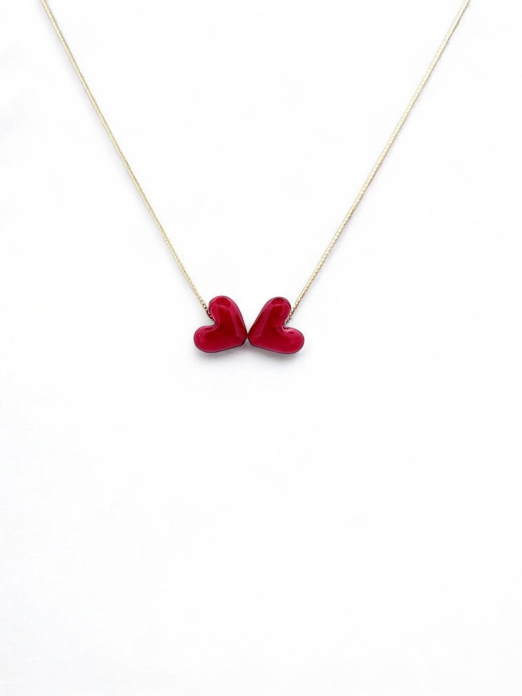 Double Heart Necklace