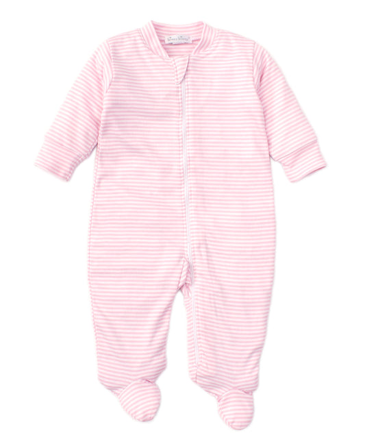 Stripes Footie with Zip