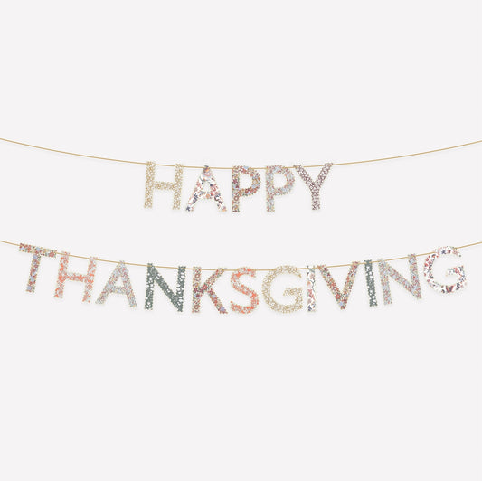 Meri Meri x Liberty Thanksgiving Garland Set