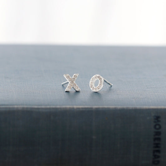 XO Crystal Stud Earrings