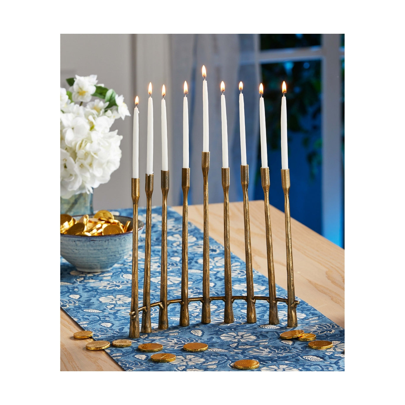 Curved Menorah