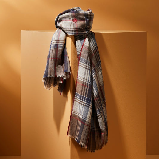 Otzarreta Checkered Men's Scarf