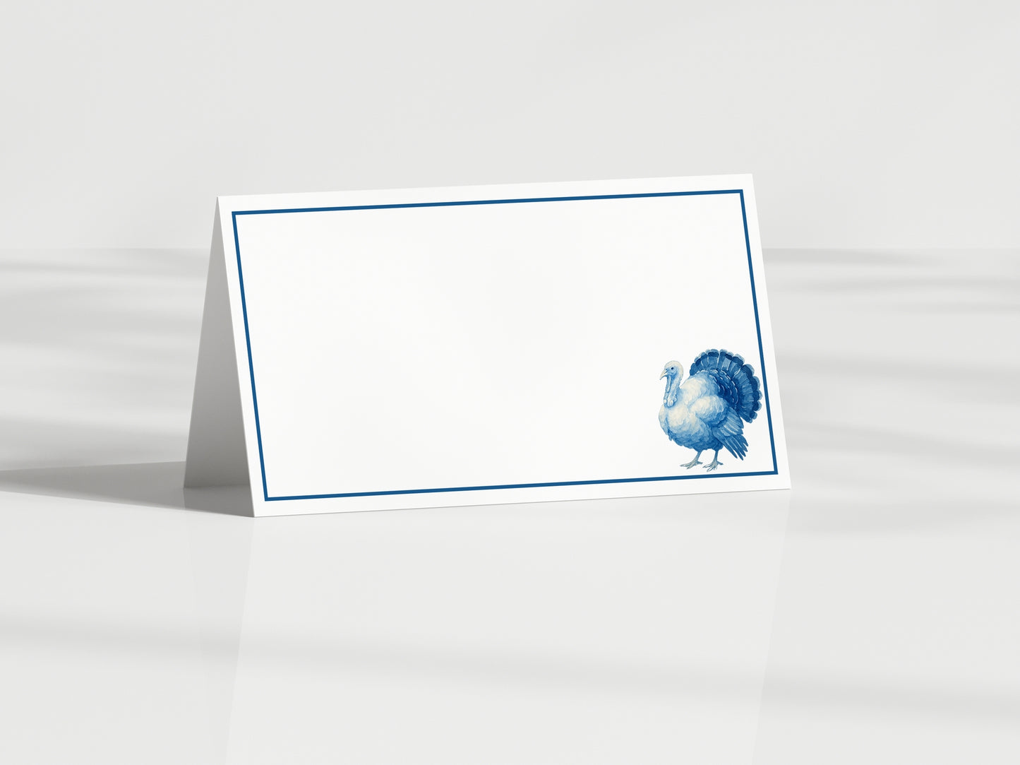 Watercolor Turkey Place Cards