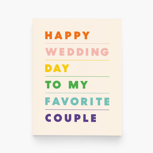 Happy Wedding Day Greeting Card