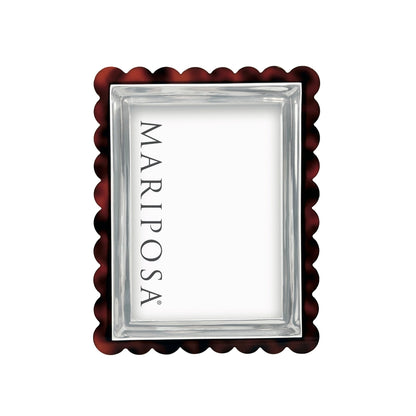 Tortoise Scallop Signature Frame