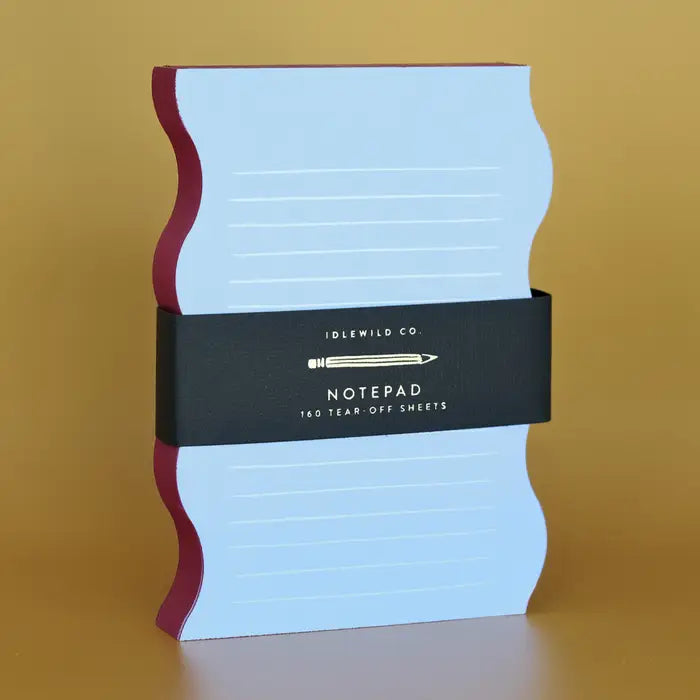 Wave Shaped Notepad