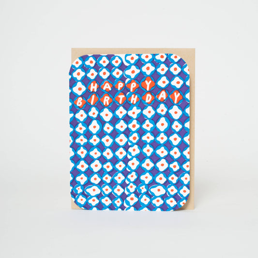 Clover Pattern Birthday Card