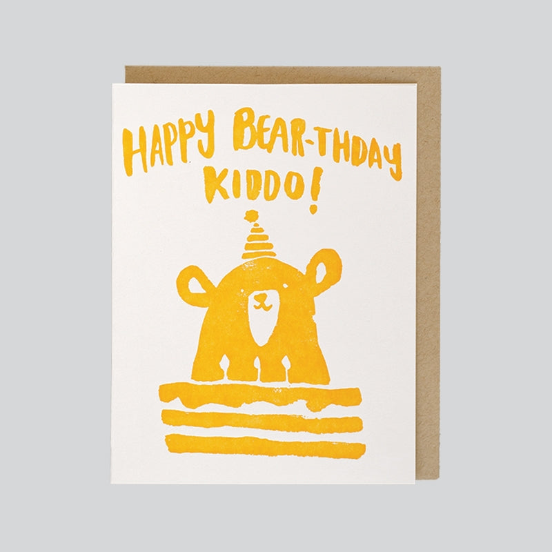 Happy Bear-Thday Card