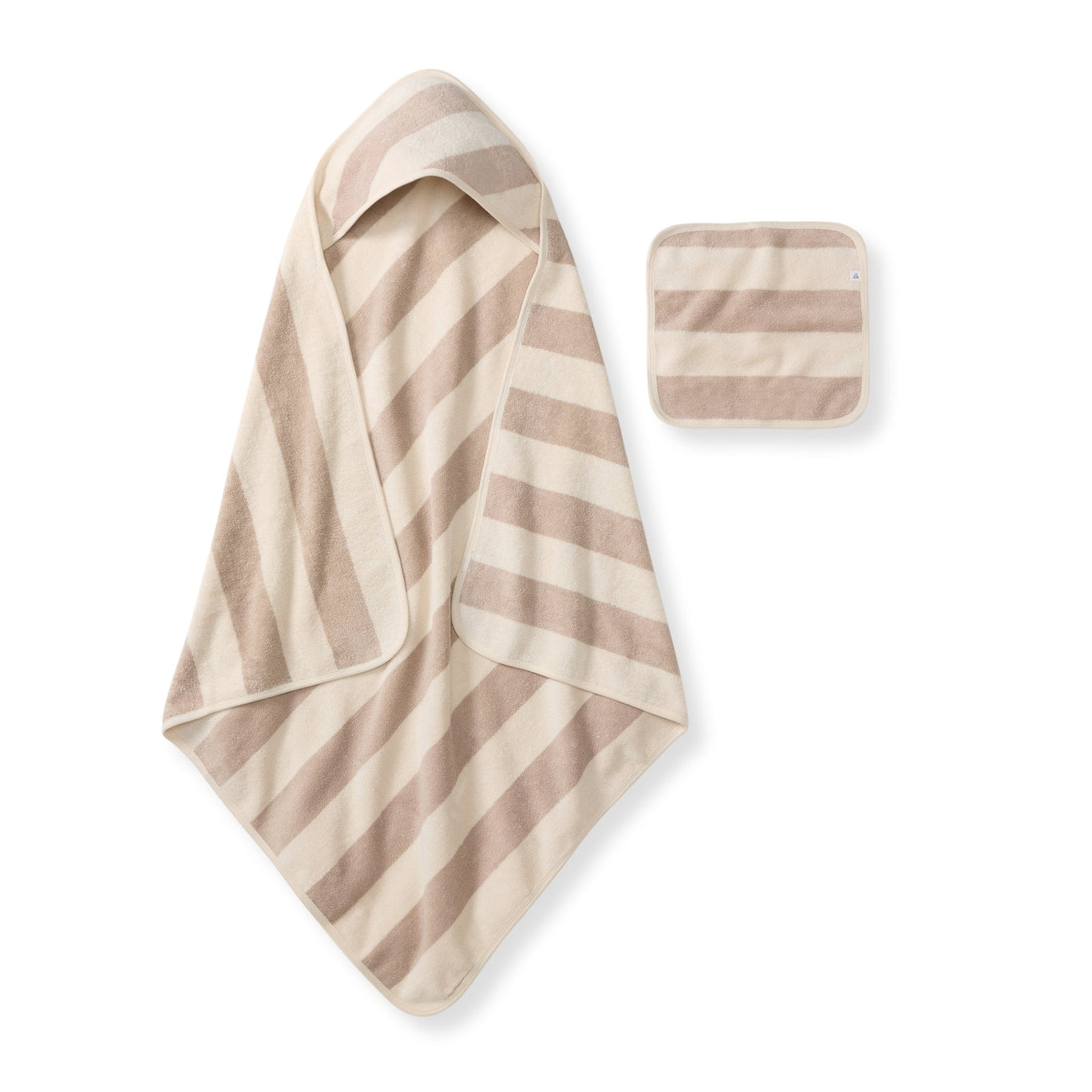 Rugby Stripe Towel and Washcloth Set