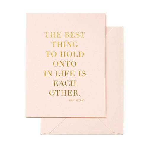 The Best Thing Card