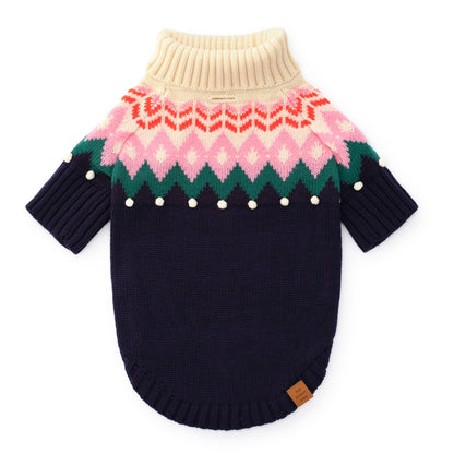 Fair Isle Bobble Dog Sweater