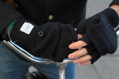 Melange Convertible Fingerless Gloves