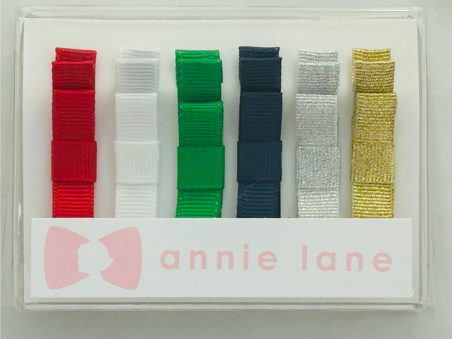 Box of 6 Holiday Hair Bows