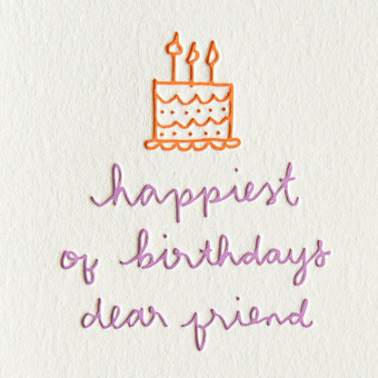 Happiest of Birthdays Greeting Card