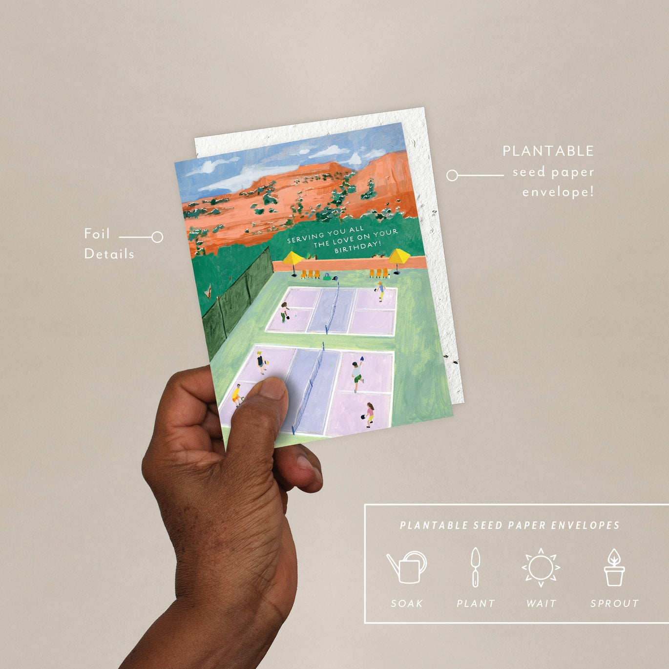 Plantable Card - Pickleball