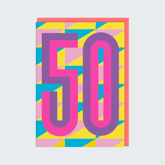 50th Birthday Card