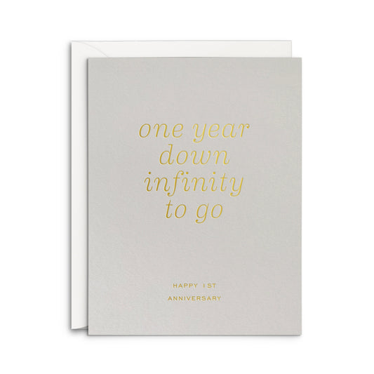 Infinity Anniversary Card