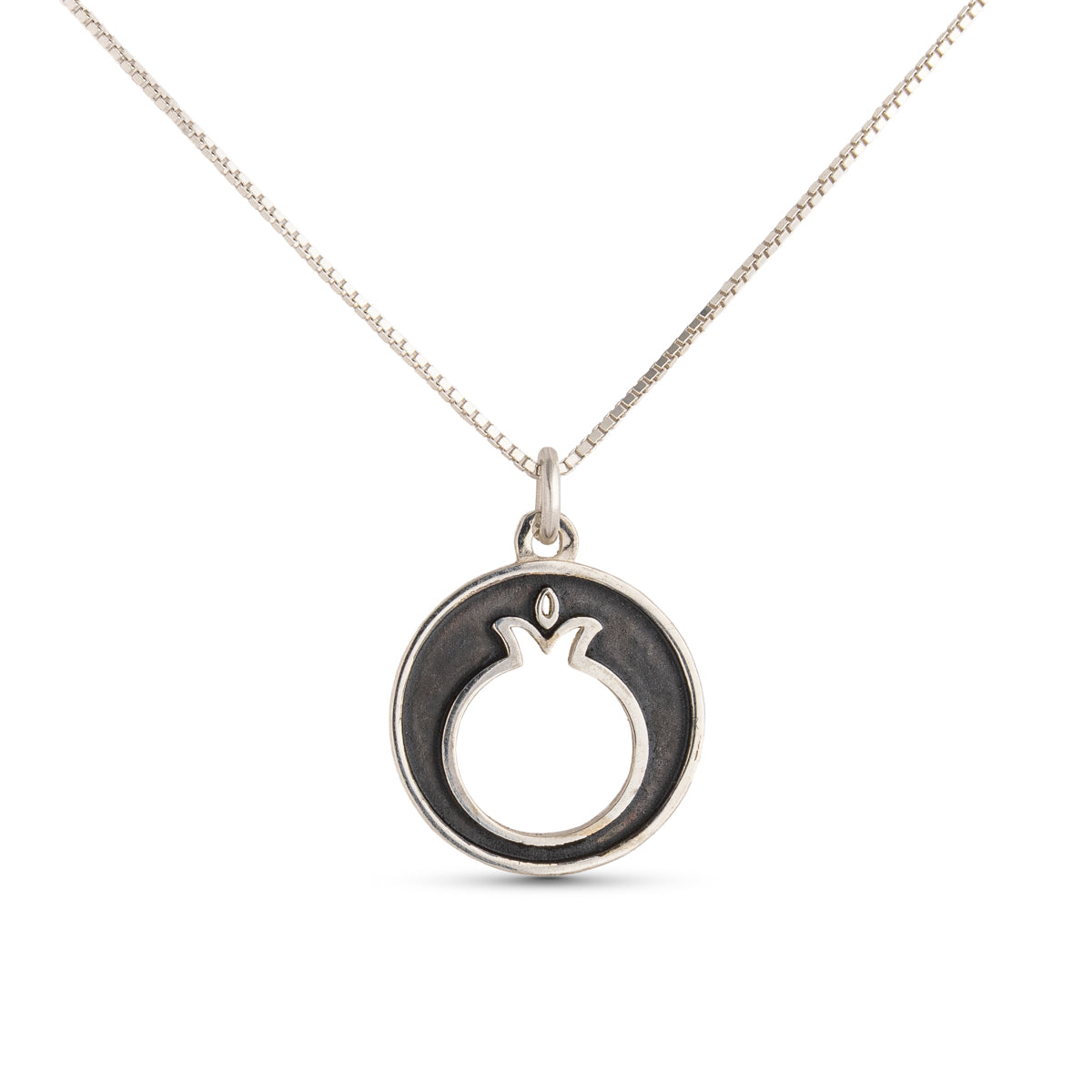 Pomegranate Cut Out  Necklace