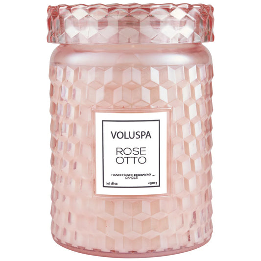 Rose Otto 18oz Large Jar Candle