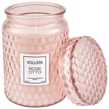 Rose Otto 18oz Large Jar Candle