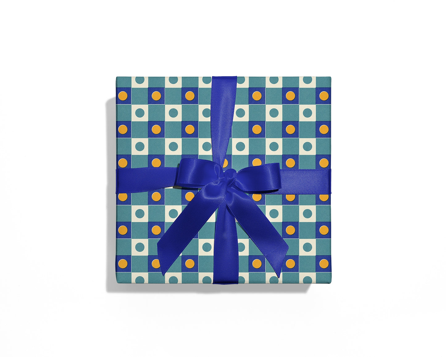 Retro Dots Hanukkah Wrapping Paper
