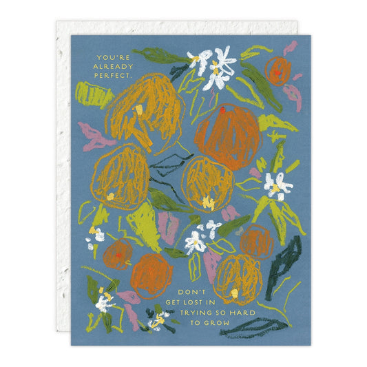 Plantable Card - Orange Blooms