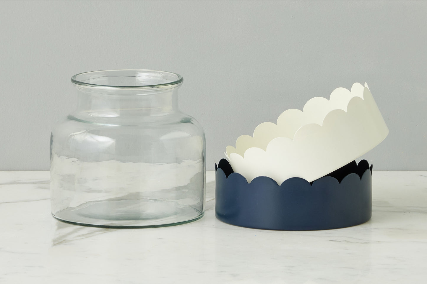2in1 Scalloped Bloom Vase