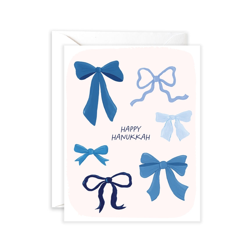 Hanukkah Bows Greeting Card