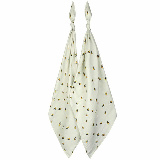 Bumblebees Bamboo Burp Cloths