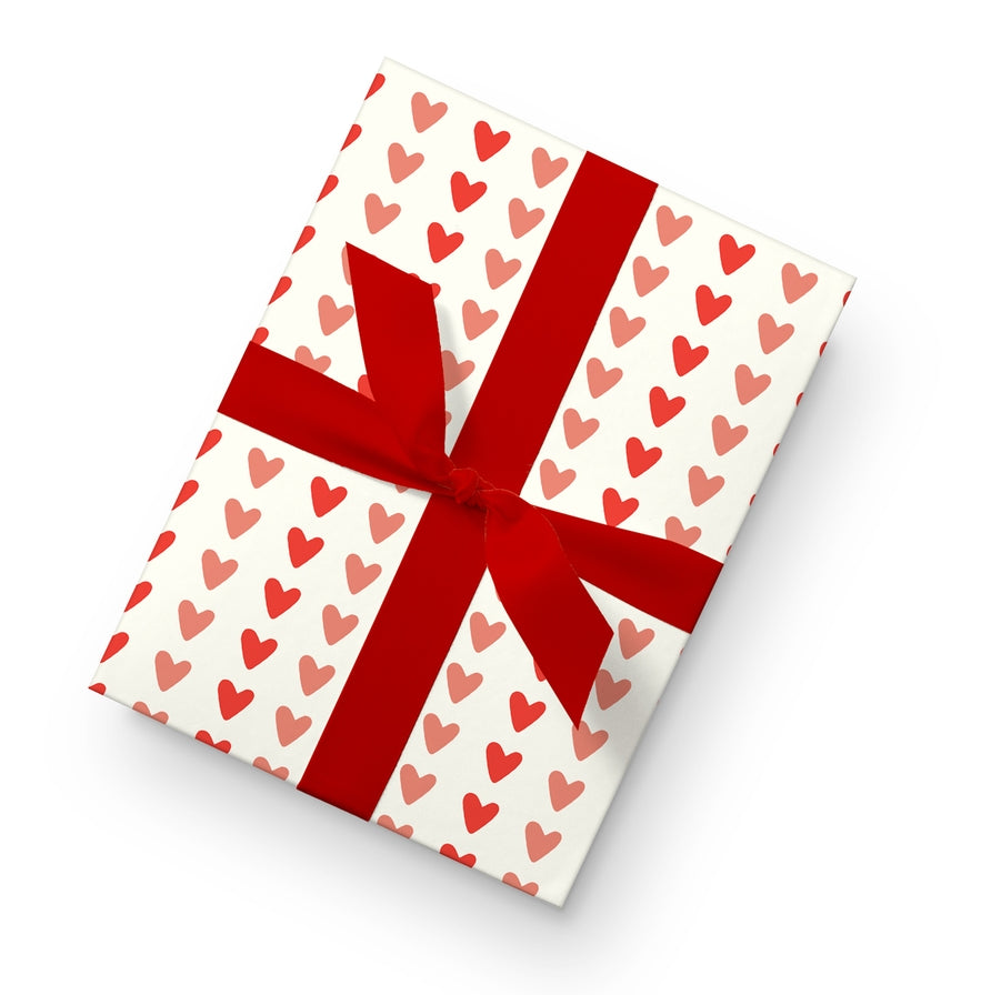 Hearts Gift Wrap