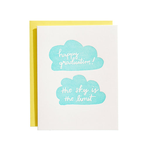 Sky Is the Limit Graduation Greeting Card
