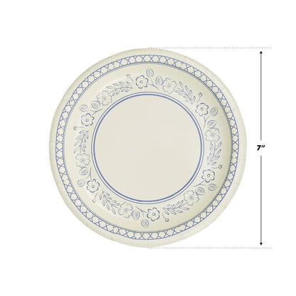 Pembroke Floral Dessert Paper Plate