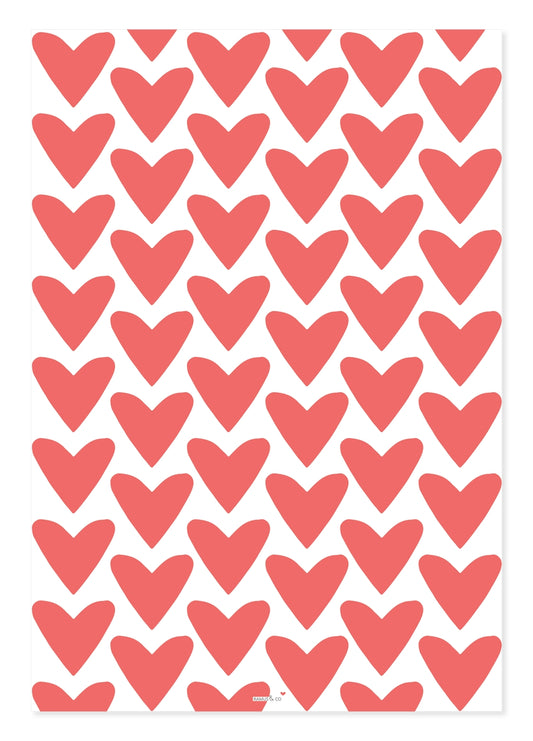Hearts Gift Wrap